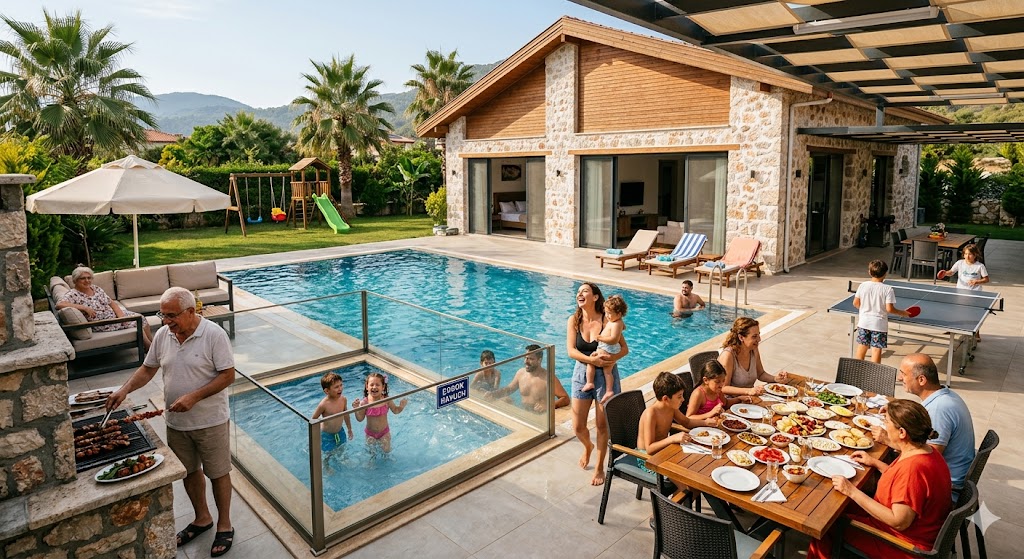 Aile Tatili İçin En İyi Villa Özellikleri: Çocuklu ve Geniş Ailelerin Konfor Rehberi